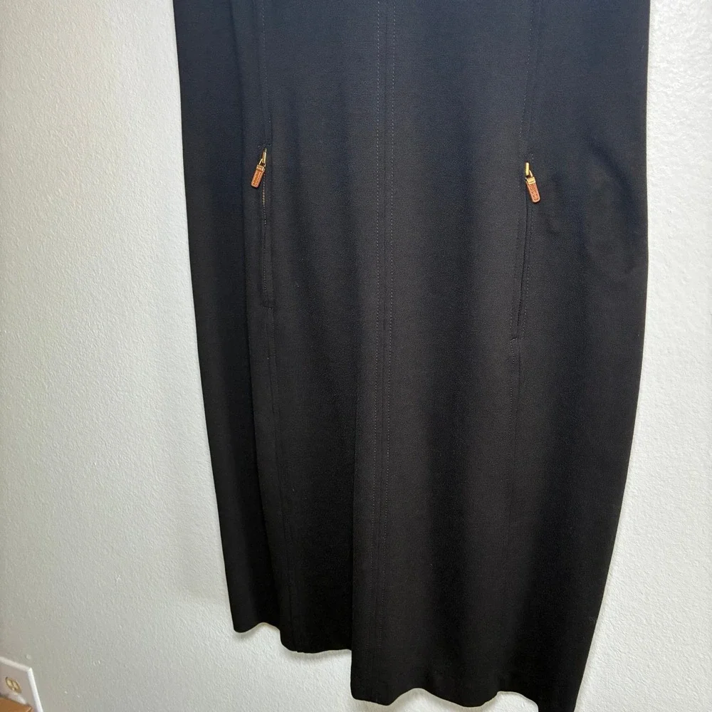 Lauren Ralph Lauren Black Shift Knee Length Sheath Dress Office Career Classy 14